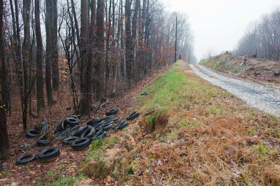 Ravines and less visible locations are targets for illegal dumping of