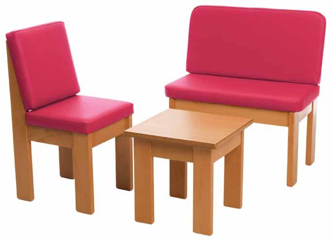 to sit Oakridge Seating Junior seating solution that remains classic and stylish but also offers practicality when upholstered in vinyl
