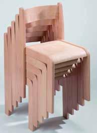 stained and varnished chair 430mm height available in natural only Sold in packs of 2 Stackable