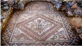 Coloured floor mosaics (120