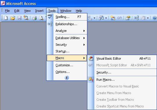 Ako koristite MS Office paket 2003, tada se upozorenje prikazuje u formi dijalog prozora prilikom paljenja programa, kao što je prikazano na slici ispod.