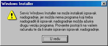 instaliran program Microsoft Internet Explorer 5.01 ili noviju verziju.