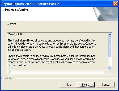 ( odaberite opciju Next > ) Nakon instalacije programa Crystal Report.NET 1.