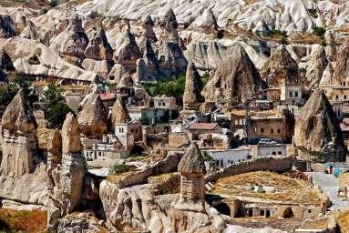 Serhatli Underground City carved into soft rocks