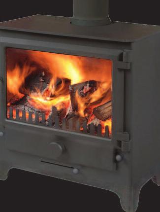Specifications Model Classic Width 640mm Height 698mm (with moulded legs) 908mm (with moulded log box) Depth 385mm Flue Spigot 150mm diameter, top or rear exit Heat Output Up to 12kW (8kW nominal)