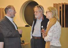 Friends Worldwide British film producer Lord Puttnam (center) visited Yad Vashem on 30 October, accompanied by his wife, Patsy (right).