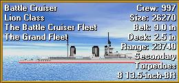 Using your right mouse button, click on the picture of the ship and hold the button down. Notice that this shows you additional information about the ship.