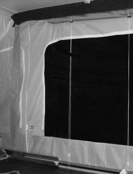 JAYCO TOWABLE SECTION 2 OCCUPANT SAFETY SECONDARY MEANS OF ESCAPE (EXIT WINDOW) Tent Models Only The emergency egress window is designed to allow quick exit from the recreation vehicle during an