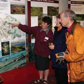 INFORMATION CENTRES ON MOORSBUS ROUTES National Park Centres Open daily April to October 10am to 5pm The Moors National Park Centre, Danby 01439 772 737 Sutton Bank National Park Centre 01845 597 426