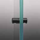 Available in the enduring charm of polished and satin chrome and matte black finishes, Stegbar s range of showerscreen handles can be tailored to match