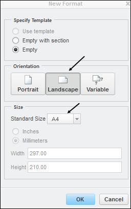 1.3 Bản vẽ mẫu trong Creo Parametric 3.0 Để thuận tiện sử dụng các tùy chỉnh khi xuất từ file 3D sang 2D dễ dàng hơn.