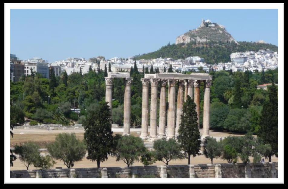 Athens an ancient city Heading back to the historic landmark, for