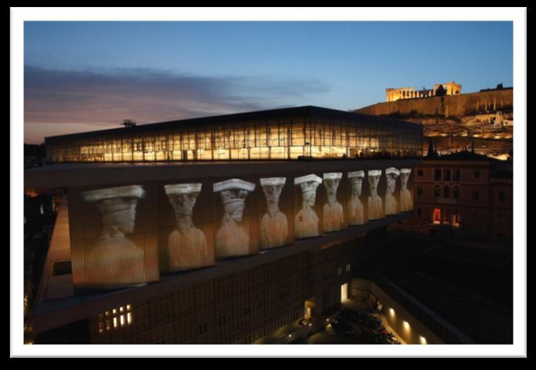 DESTINATION TREASURES THE NEW ACROPOLIS MUSEUM was established in 2009 and is named to be one of the highestprofile cultural projects undertaken in Europe for the last decade.