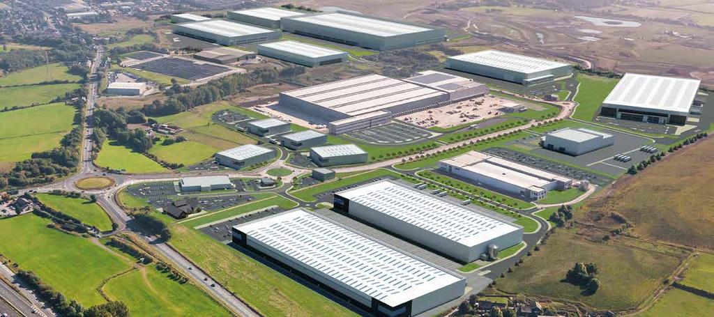 1/J4 BOLTON BL5 1BT Consented 4 million sq ft scheme over 250 acres Manufacturing/distribution opportunities Design and build Speculative build