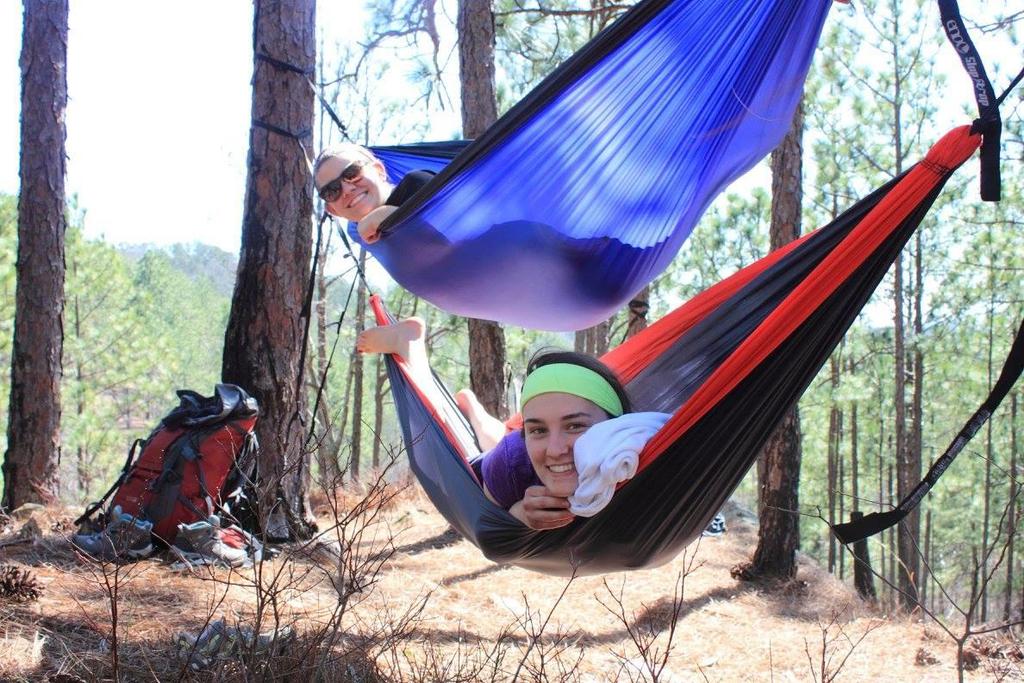 Shelter Hammock Camping: Pros Off ground Light weight Cons
