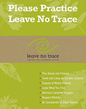 Leave No Trace: Know before you go!