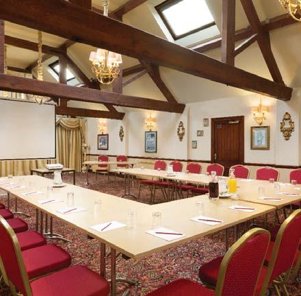 Midlands. With three conference suites and additional meeting rooms we can cater for both large and small groups accommodating up to 300 delegates in theatre style, in the Allington alone.