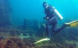 Vizag could be India s new scuba diving hotspot A 200-year-old shipwreck has been found in village of Bheemunipatnam. It is about 45 km from Visakhapatnam.