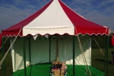 FOR ALL THE ABOVE RED AND WHITE TENTS WE ALSO HAVE: