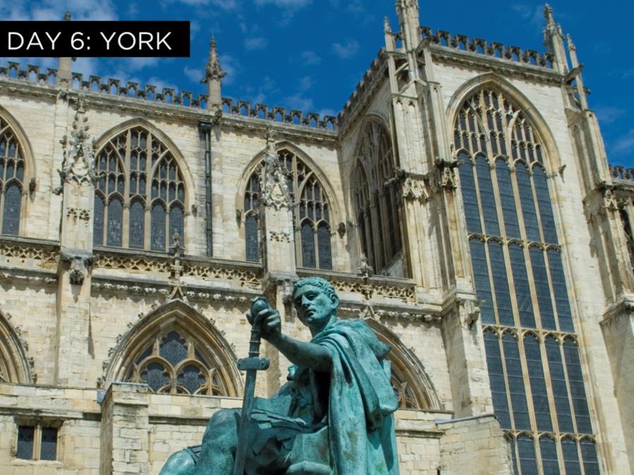 On day 6 in York, we've arranged for you to have a hop-on/hop-off sightseeing tour.