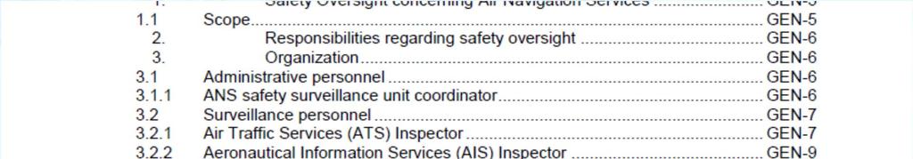 ANS safety oversight elements 3.