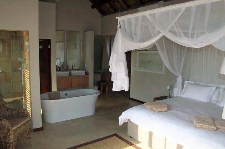 Five tastefully decorated ensuite bedrooms (all beds under mosquito nets) open onto undercover verandas.