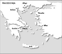 C. O POSLANICI FILIPLJANIMA Evanđeosko razmišljanje Filipi su bili prvi grad koji je Pavle posetio u Evropi; nalazili su se u Grčkoj, u oblasti koja se zove Makedonija (ovo nije ista oblast kao