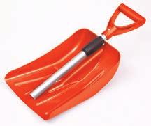 Bigfoot LifeSaver snow tools, with the S-bend handle, reduce the amount of bending and lifting needed to shovel snow.