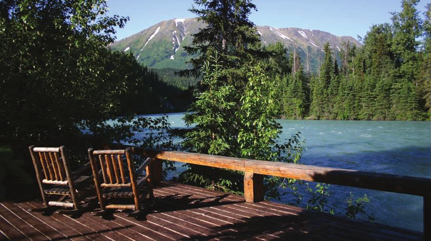 Access Approximately a two hour road trip from Anchorage, Kenai Riverside Lodge is located in Cooper Landing, Alaska. Activities Rafting, fishing and hiking.