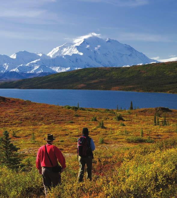 Our premium and most comprehensive adventure features an extra night in Kenai Fjords and Denali National Parks...5 Alaska lodges...and a wide variety of activities at our most relaxed pace.