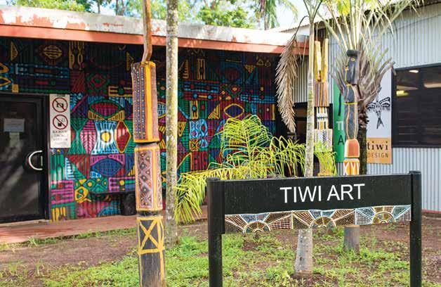 Choose from contemporary or traditional Tiwi designs to print onto your t-shirt or tea towel a wonderful souvenir of your Tiwi visit.