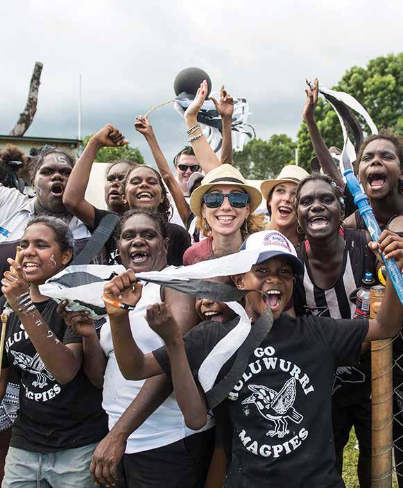 The Tiwi Islanders are well known for their love of Australian Football raising many local players to become national champions.