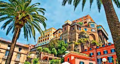 Surrounded by a countryside of citrus groves and olive trees, this clifftop town has fantastic views of Mount