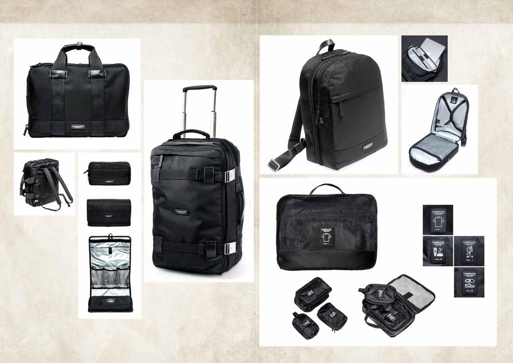 32 SOFT TRAVEL SOFT TRAVEL & TRAVEL SET 33 180100 BRIEFCASE/BACKPACK 41X30X12 180101 TRAVEL BACKPACK 30X44X17