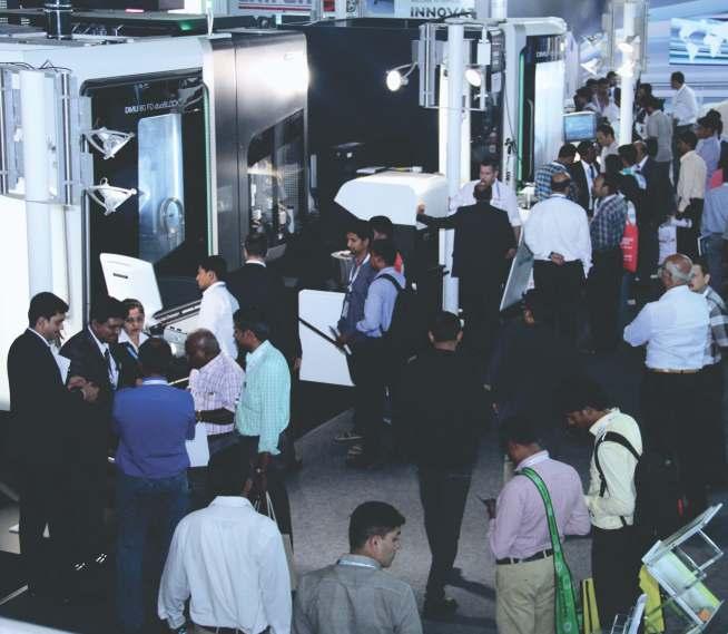 Page3 Spread across 6 halls in a gross area of 66,000 square metres, IMTEX 2017 showcased evolving technologies such as Industry 4.0, hybrid machines, 3D printing, etc.