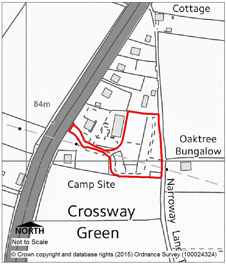 Site at Shorthill Caravan Park, Crossway Green Potential Pitch Provision: 10 new pitches and 5 Transit pitches The site is subject to temporary planning permission granted on appeal for 10