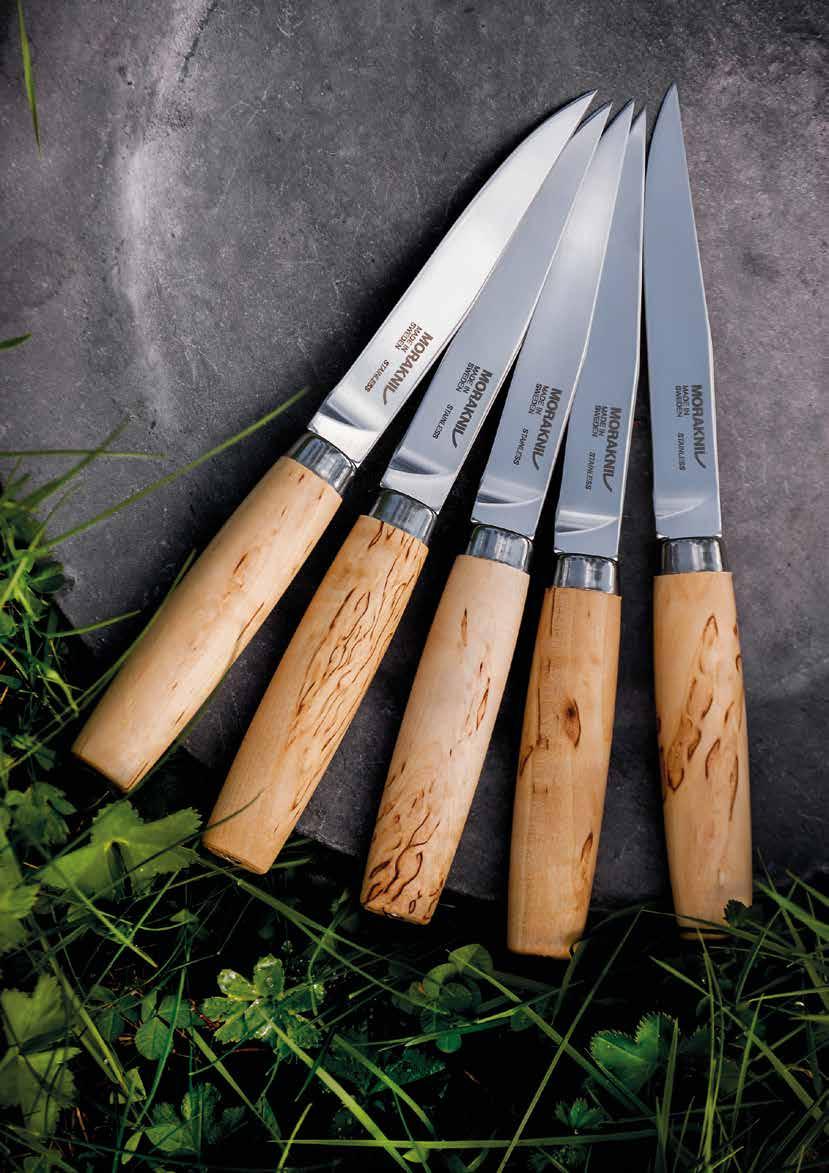 Steak Knives A Morakniv is designed to feel like an extension of your hand, as it is easy to hold and to handle and our steak knives are no exception.