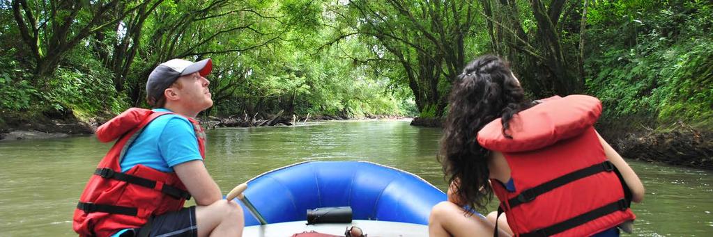 Safari Float Peñas Blancas 14 Cost per person from: $65 Cost per child from: 8-12 years $50 Minimun age 8 years Includes: Bilingual naturalist guide, transportation, lifejacket, water and fruits.