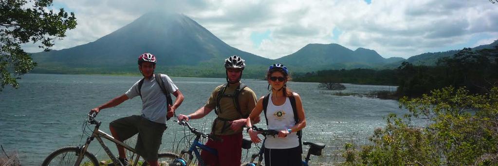 Biking Tour Arenal Lake 18 Cost per person from: $ 65 Cost per child from: $65, Minimum age 8 years Includes: Transportation, guide, equipment, water.