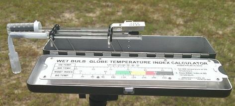 Fig. 2 Sigma Products tactical WBGT kit In the case of the Kestrel 4400 Heat Stress Tracker (Fig.