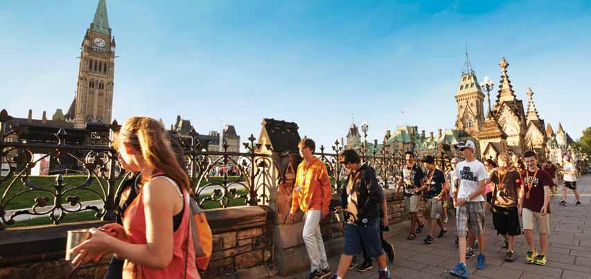 For teachers, the Capital offers a wealth of national historic sites, museums and monuments that immerse students in the