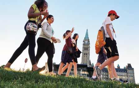 PLANNING ASSISTANCE Ottawa Tourism assists student tour operators with information and resources for planning their
