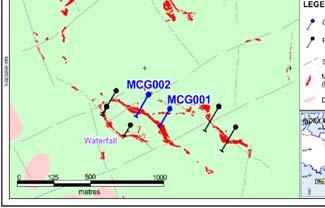 1 g/t Au 1 Phase 1 drilling started October 2011, completed 8,920m in 35 holes Significant-grade intersections include 4.