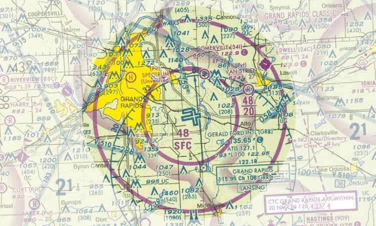 Class C Airspace Ref. AIM 3-2-4 and FAR 91.