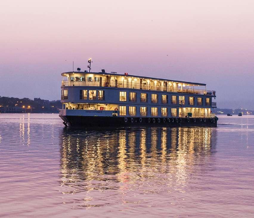 GANGES VOYAGER & GANGES VOYAGER II Heritage River Journeys is proud to introduce the all-suite M. V. Ganges Voyager and M. V. Ganges Voyager II respectively launched in 2015 and 2016.
