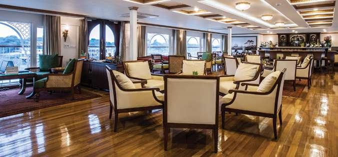 Enjoy handcrafted cocktails, fine Indian and imported wines, delicate teas and coffees and on-board entertainment in a relaxing environment - a fitting end to