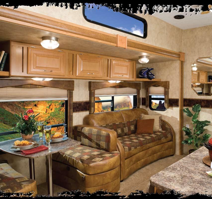 Whether you re entertaining a crowd of friends or unwinding after a long day, the Raptor s spacious kitchen and