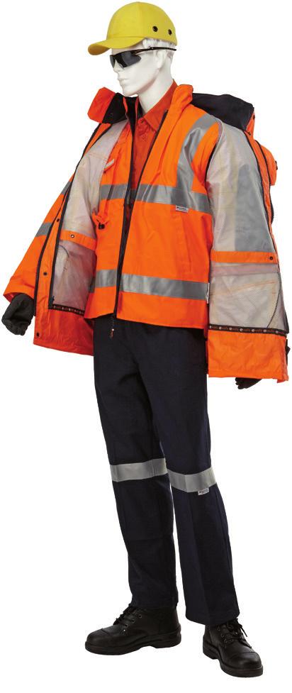JACKETS - HIGH VISIBILITY Voyager 7-in-1 waterproof hooded