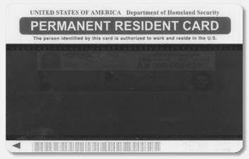 Also in circulation are older Resident Alien cards, issued by the U.S. Department of Justice, Immigration and Naturalization Service, which do not have expiration dates and are valid indefinitely.
