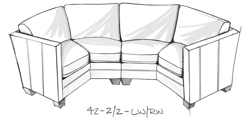 VALLONE SECTIONAL SELECT YOUR FOOT STYLE: BF-17 BF-19 BF-25 BF-30 3 41/4 3 4 SELECT YOUR